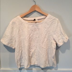 H&M divided crop top